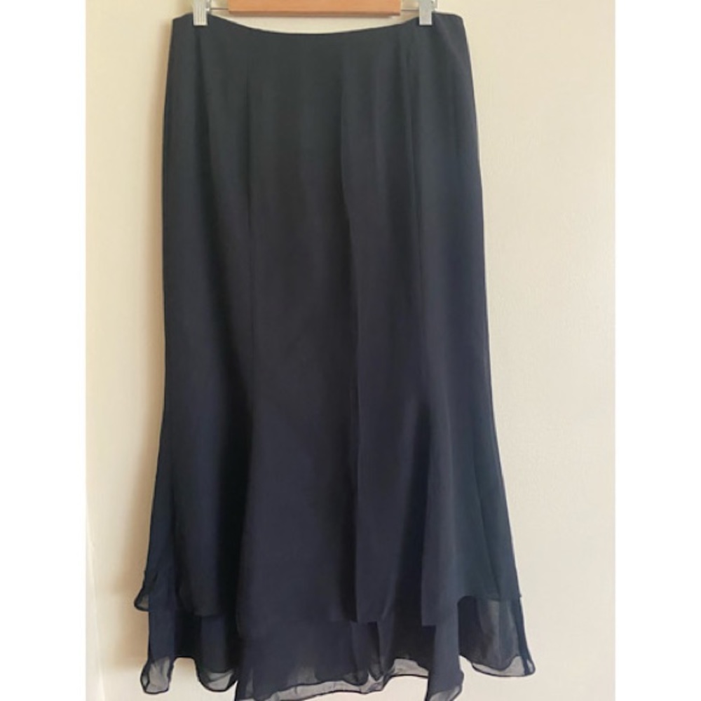 Adrianna Papell Evening Essentials tiered skirt 12